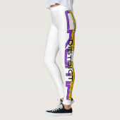PURPLE/GOLD LEGGINGS (Gauche)