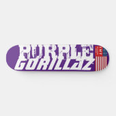 PURPLE GORILLAZ Skateboard (Horz)
