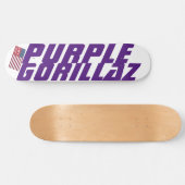 PURPLE GORILLAZ Skateboard (Horz)