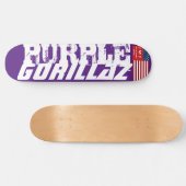 PURPLE GORILLAZ Skateboard (Horz)