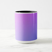 Purple Gradient Vignette Abstract Design Mok (Midden)