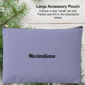 Purple - Grand sac d'accessoires solide