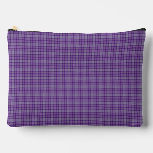 Purple Gray Plaid Tartan Pattern Etui (Voorkant)