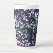 Purple, Green, Pink, Marble Artwork Latte Mok (Voorkant)