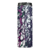 Purple, Green, Pink, Marble Artwork Thermosbeker (Achterkant)