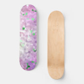 Purple Green Sparkl Espace parler skateboard (Recto)