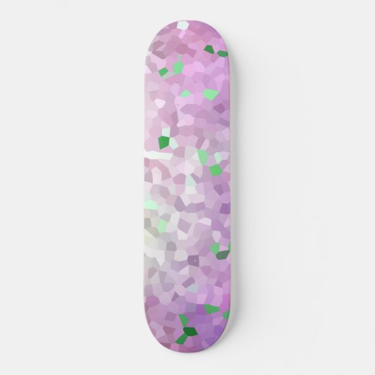 Purple Green Sparkl Espace parler skateboard (Recto)