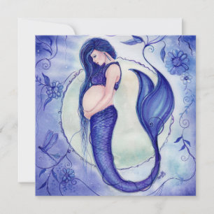 Purple Grossesse Bébé Invitations de douche par Re