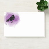 Purple Grunge Raven Post-it Notes (Bureau)