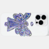 Purple Guardian Angel Art coque iphone personnalis (Verso (horizontal))