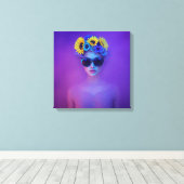 Purple Haze Canvas Afdruk (Insitu (Houten vloer))