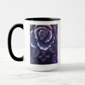 "Purple Haze" Crâne à deux tons et Mug Rose (Gauche)
