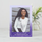 Purple Haze Glitz Pageant Autograph Cartes (Debout devant)