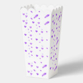 Purple Heart Cluster Popcorn Bedankdoosjes (Achterkant)