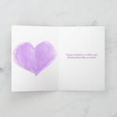 Purple Heart Gold Parties scintillant 4e carte d'a (Intérieur)