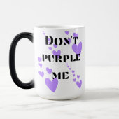 Purple Heart love mug (Gauche)