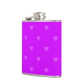 Purple hearts pattern heupfles (Links)