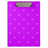 Purple hearts pattern klembord (Voorkant)