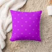 Purple hearts pattern kussen (Deken)