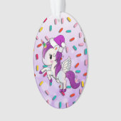 Purple Holiday Unicorn et arroser Noël (devant)