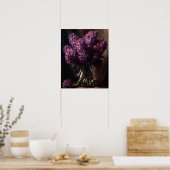 Purple Hyacinth Flowers Art Imprimer Poster (Cuisine)