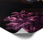 Purple Hyacinth Flowers Art Imprimer Poster (Coin)