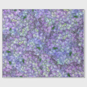 Purple hydrangea flowers cadeaupapier (Vlak)