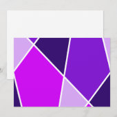 Purple JanaiCreates Color Collection Invitation (Devant / Derrière)