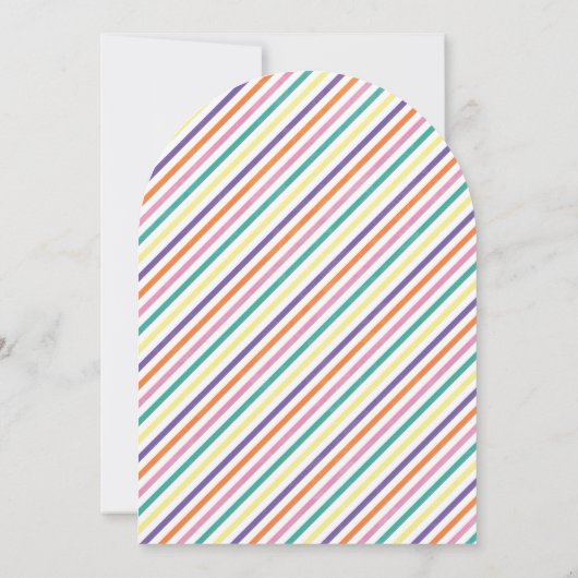 Purple Jaune Bagage Farewell Party Invitation (Dos)