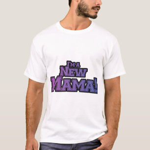 Purple Je suis un nouveau t-shirts et cadeaux Mama