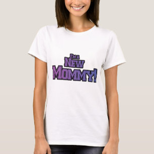 Purple Je suis une nouvelle maman Tshirts et cadea