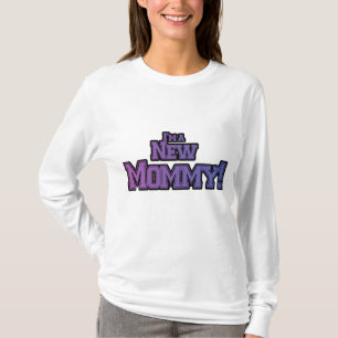 Purple Je suis une nouvelle maman Tshirts et cadea