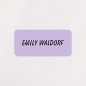Purple Kids' Name Clothing School Labels (Design 2)