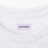 Purple Kids' Name Clothing School Labels (Aangebracht)