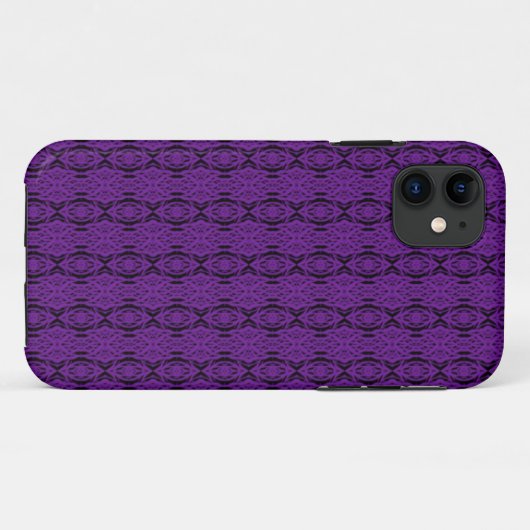 Purple Lace iPhone 5 Casemate Coque (Dos (Horizontal))