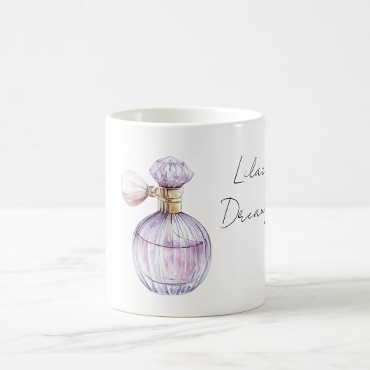 Purple Lavender Perfume Bottle Koffiemok (Center)