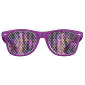 Purple leaves retro zonnebril (Voorkant)