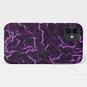 Purple Lightning iPhone 5/5S, à peine là Coque (Dos (Horizontal))