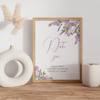 Purple Lilac Date Nuit Idées Date Jar Poster