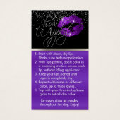 Purple Lips - Comment appliquer et conseils (Devant)