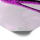 Purple Love Chaussures Stiletto Affiche de mode (Coin)
