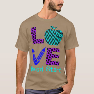 Purple Love Head Start T-shirt