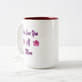 Purple Love Maman Coffee Mug (Devant gauche)