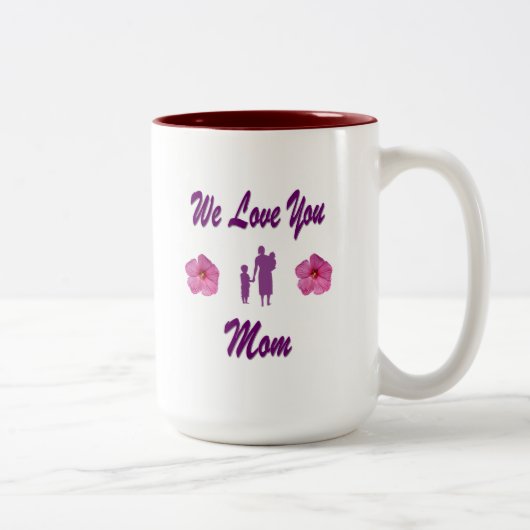 Purple Love Maman Coffee Mug (Droit)