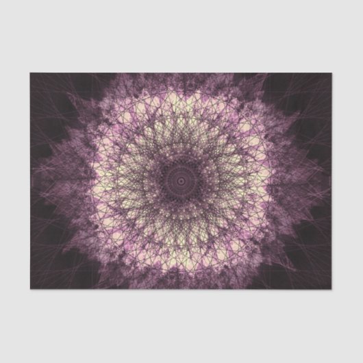 Purple Mandala Tissuepapier (Voorkant)