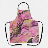 Purple Marble Pink Black Gold Schort (Voorkant)