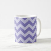 Purple Marocain Moods Chevrons Coffee Mug (Devant droit)