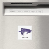 "Purple Matuka" Flyfish Art Magnet (In Situ (Lave-vaisselle))