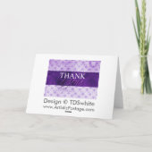 Purple Merci Cartes (Dos)