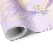 Purple mermaid  cadeaupapier (Rol Hoek)